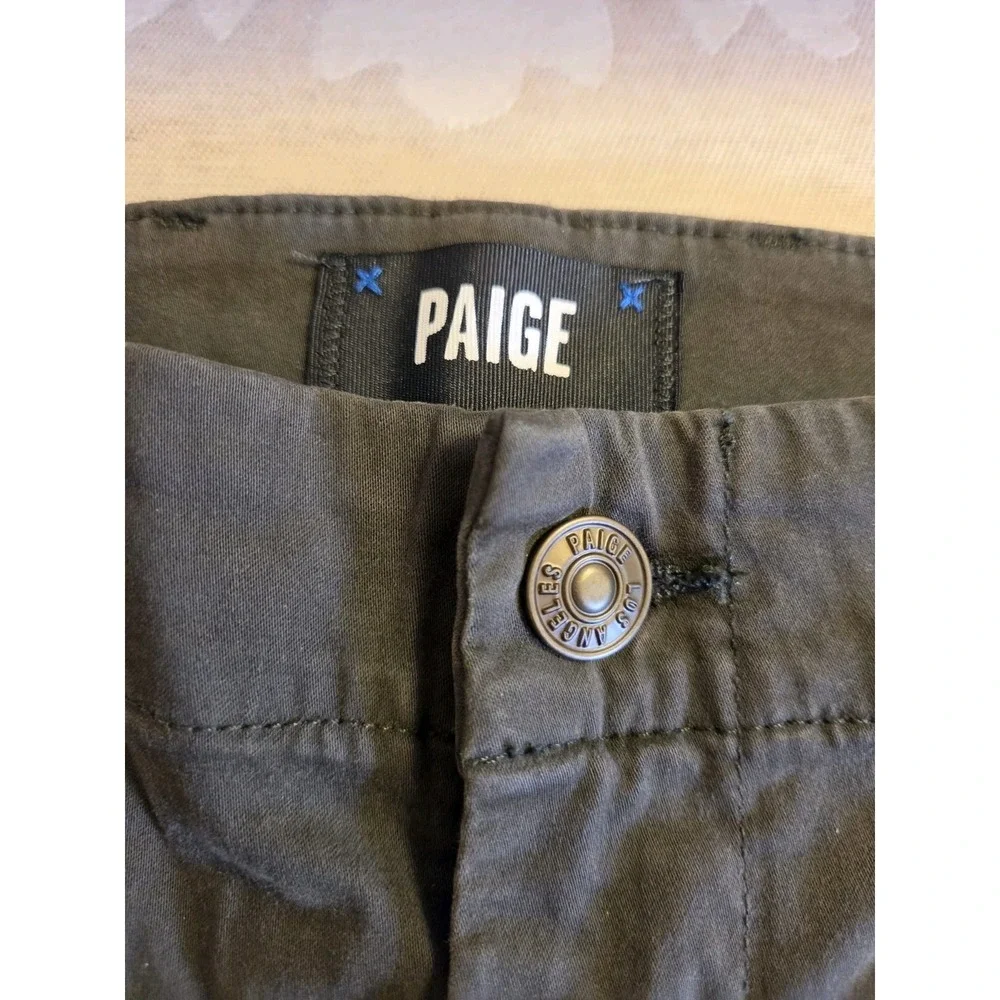 PAIGE Mens Ronin Tapered Slim Cut Cargo Pants Shaded Glen Sz 38 X 33 NEW! $219 - Picture 6 of 15